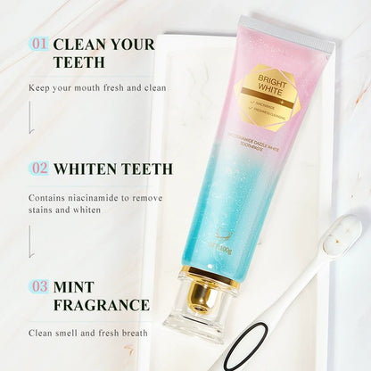 2 PCs Niacinamide Whitening Toothpaste