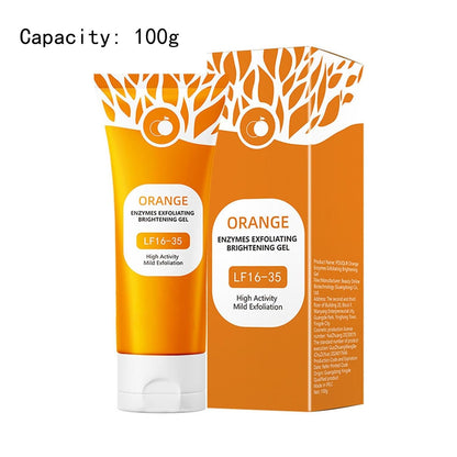 Orange Enzymes Exfoliating Brightening Gel, High Activity Mild Exfoliation, LF16-35, 100g