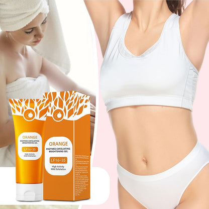 Orange Enzymes Exfoliating Brightening Gel, High Activity Mild Exfoliation, LF16-35, 100g