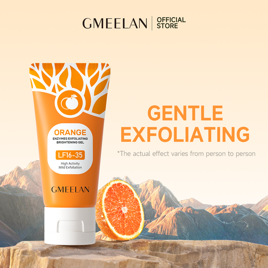 Orange Enzymes Exfoliating Brightening Gel, High Activity Mild Exfoliation, LF16-35, 100g