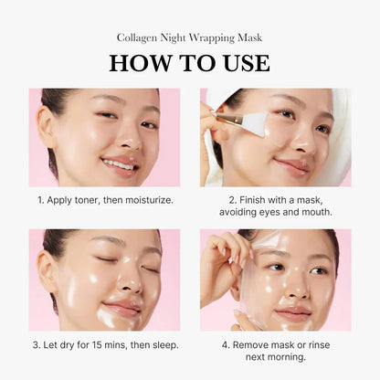 Medicube Collagen Night Wrapping Mask ( Buy 1 get 1 Free)